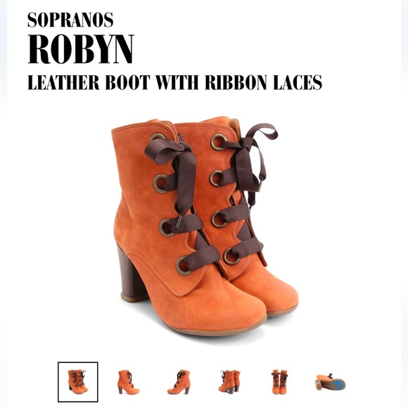 Gorgeous burnt orange suede boots. Like new. Worn only a few times. DISCONTINUED - Picture 5 of 5